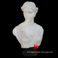 female stone modern bust sculpture